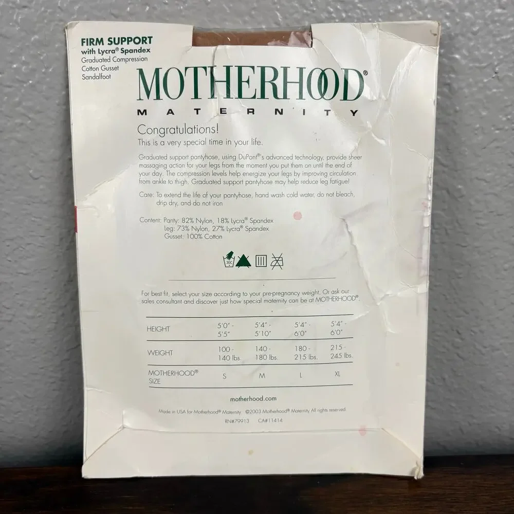 Motherhood maternity pantyhose